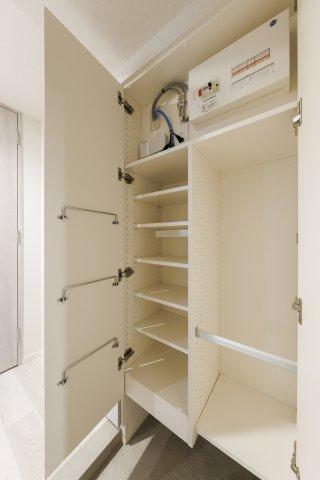 収納　十分な収納スペースがあります