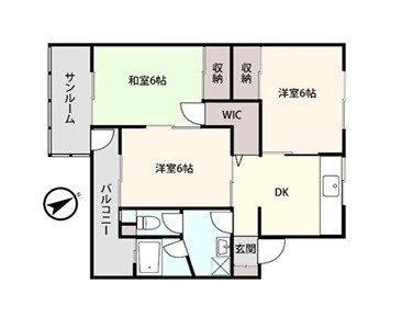 アシスト富山マンションの間取り写真