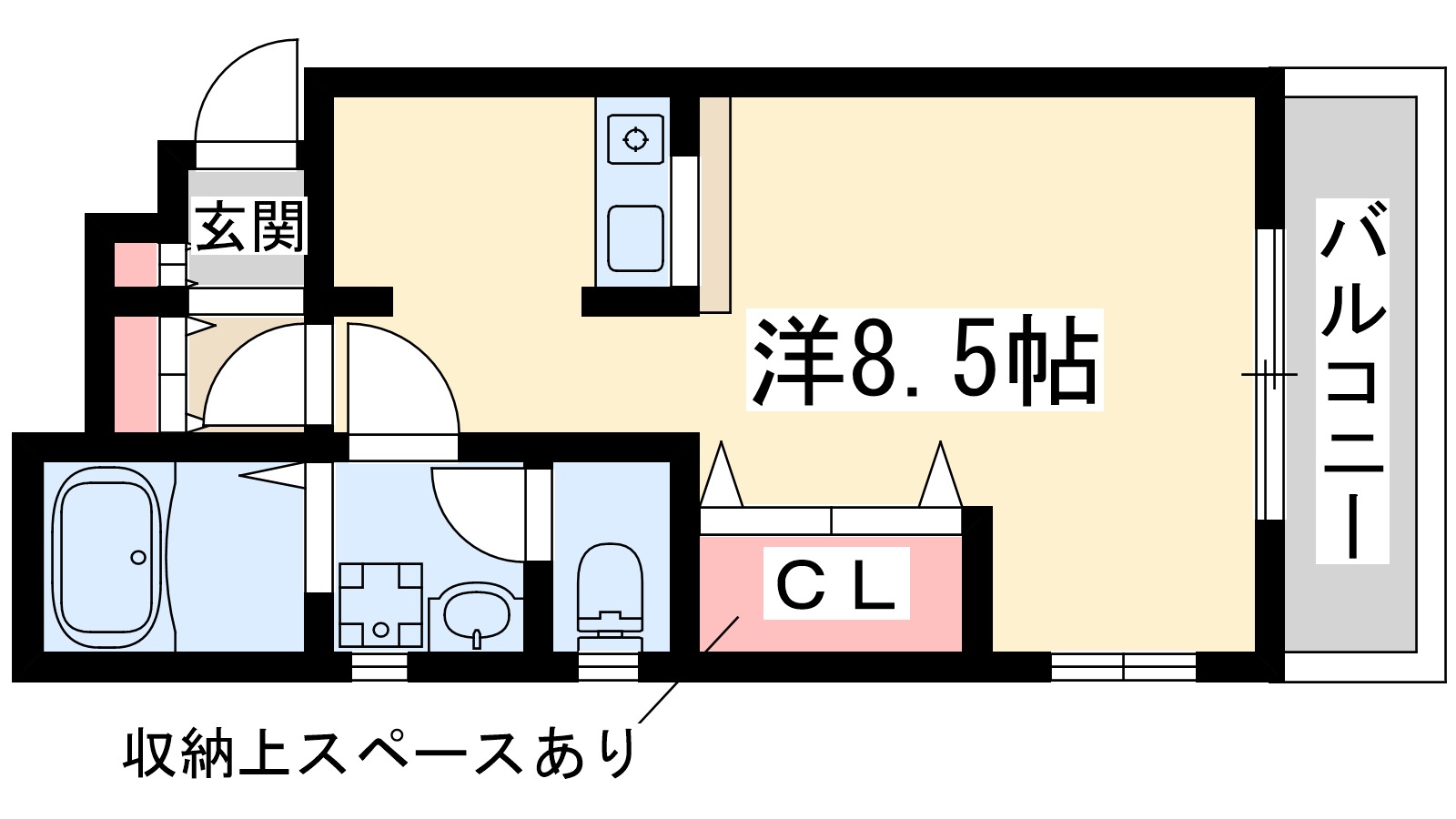 カルム香川5の間取り写真