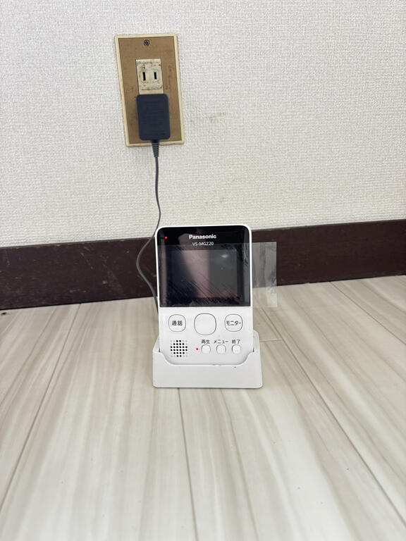 セキュリティ　モニタ付インターホン完備♪