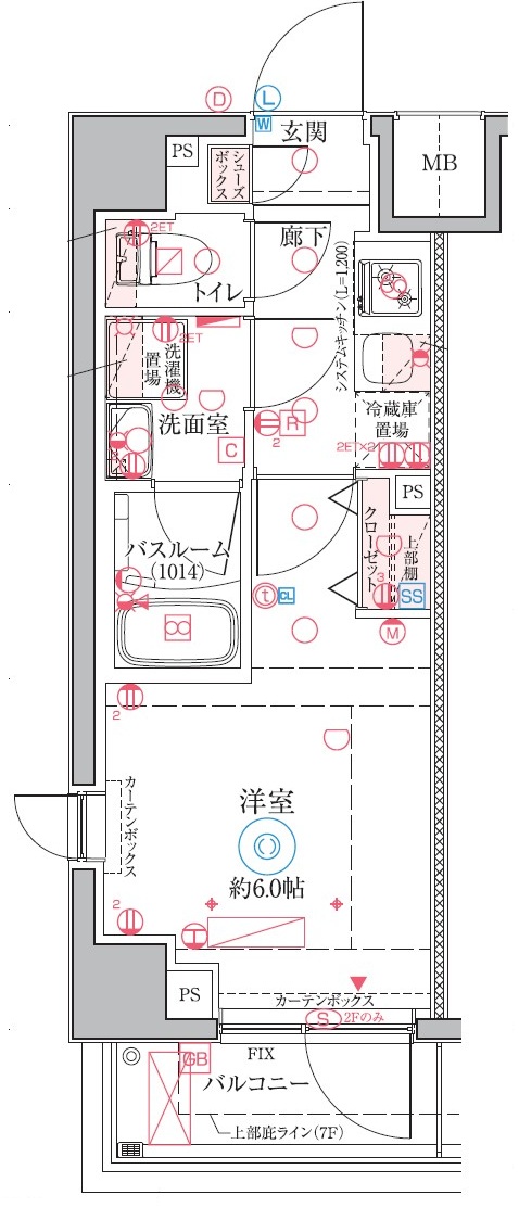 クレヴィスタ横浜天王町の間取り写真