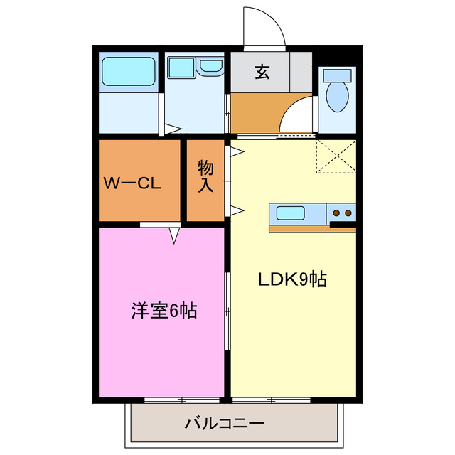 遠州鉄道 遠州小松駅 バス乗車時間：15分 最寄りバス停で下車 徒歩5分 2階建 築22年の間取り写真