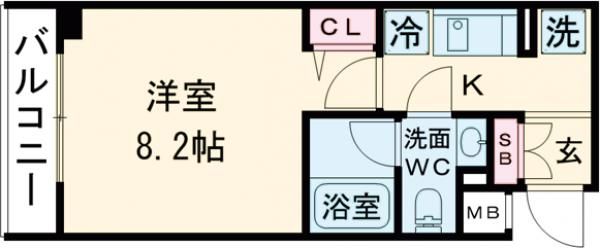 AIFLAT桜上水の間取り写真