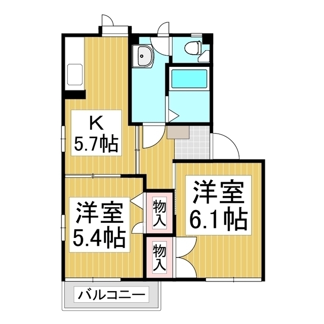 パルレ平林 C棟の間取り写真