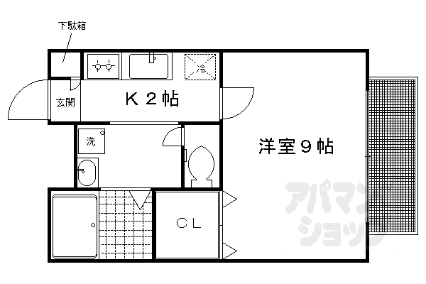 アムール一乗寺の間取り写真