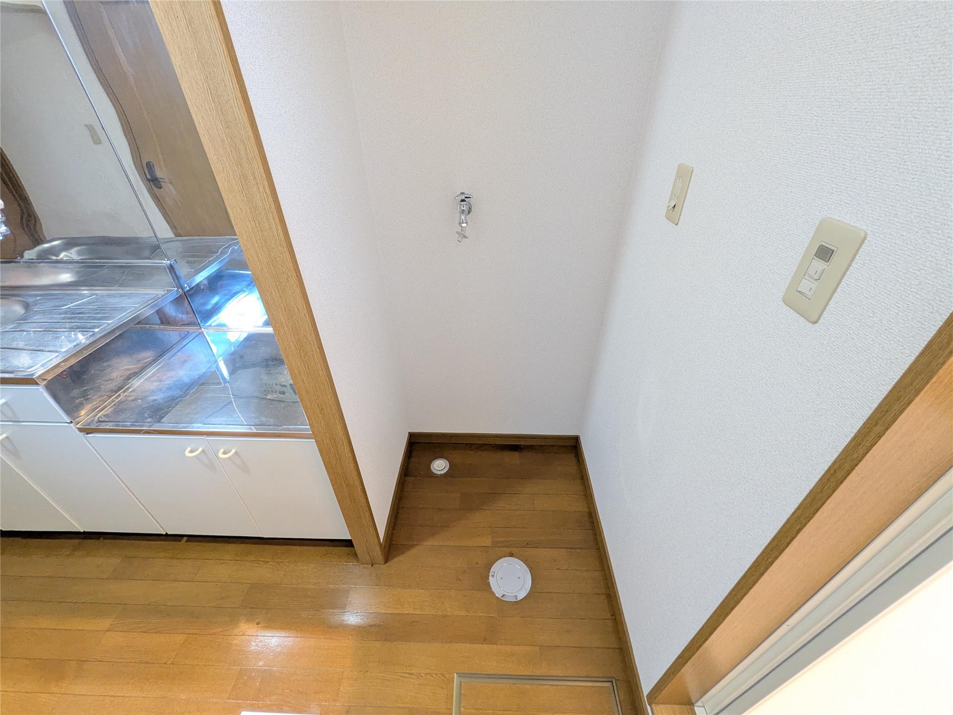 洗面設備　室内洗濯機置場