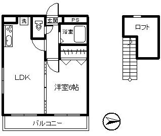 パープルステップＡの間取り