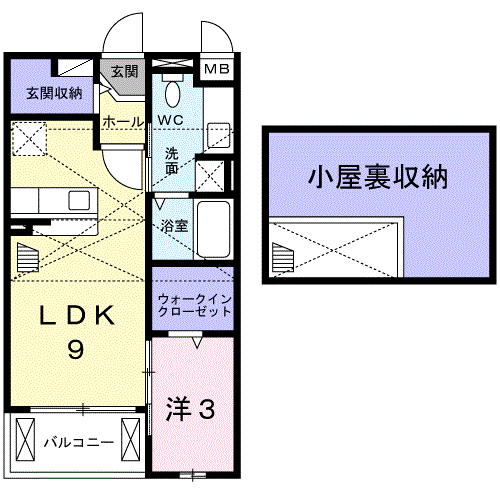 ノース リバーの間取り