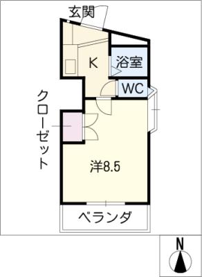 富士レイホービル第３の間取り