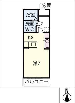 アルフ２１　IIの間取り