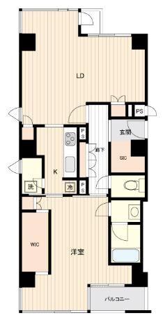 江東区深川のマンションの間取り