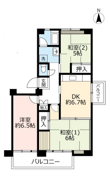 ＵＲポートアイランドの間取り