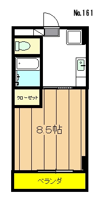 エスプール阪野の間取り