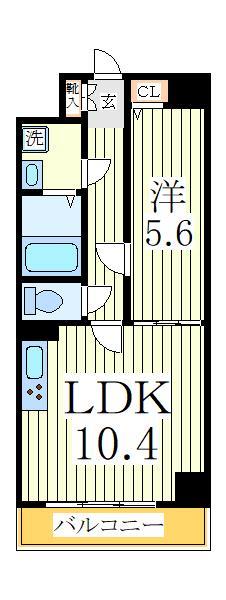 【柏市旭町のマンションの間取り】