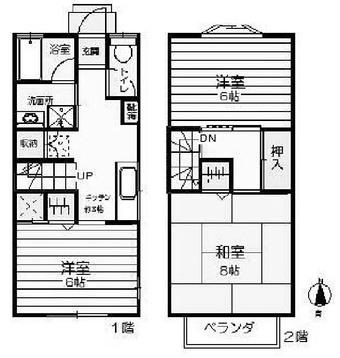 ハイツ共栄の間取り