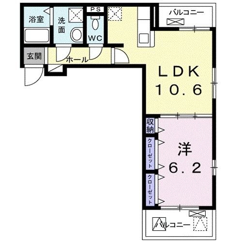 沼津市平町のアパートの間取り