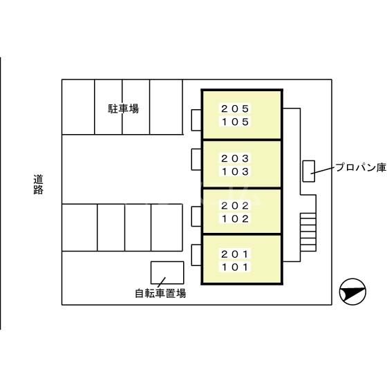 【モナリエ野路の駐車場】