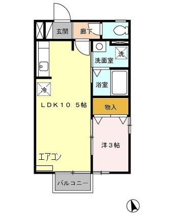 モナリエ野路の間取り