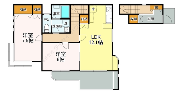 ルシェロ八番館の間取り