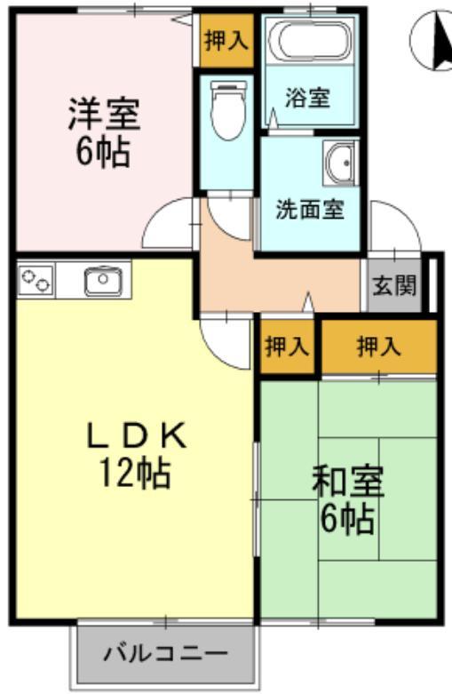 セジュールパディントンの間取り