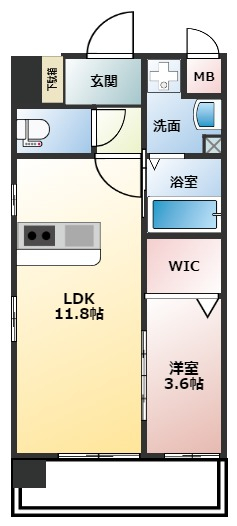 PROUDII花畑の間取り