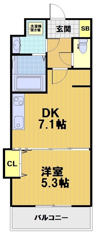 アクール吉祥院の間取り