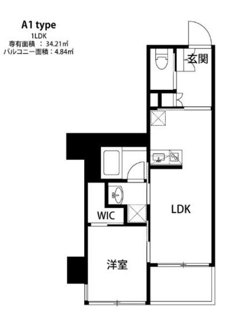 THE天神シティの間取り