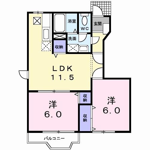 サンフラワーIの間取り