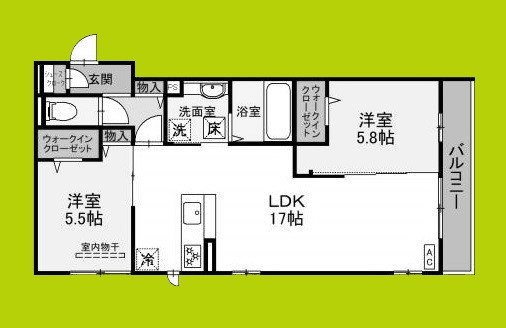 D-room北花田の間取り