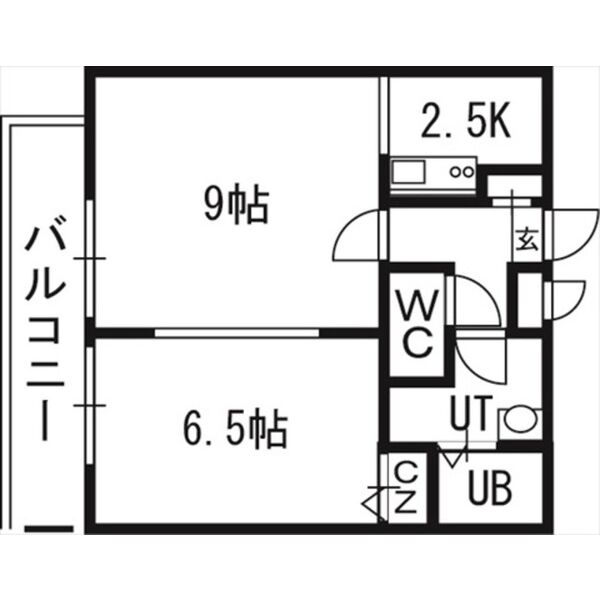 Lennon Terraza6-3の間取り