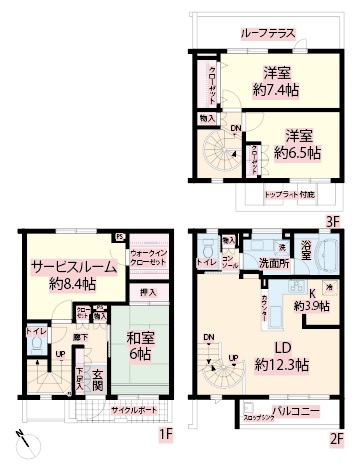 アルファヴィエント南行徳の間取り