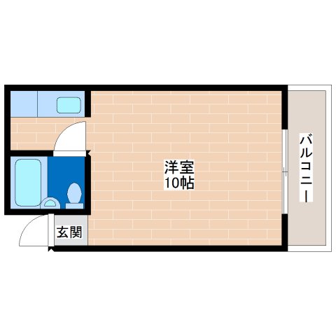 大阪市平野区平野南のマンションの間取り