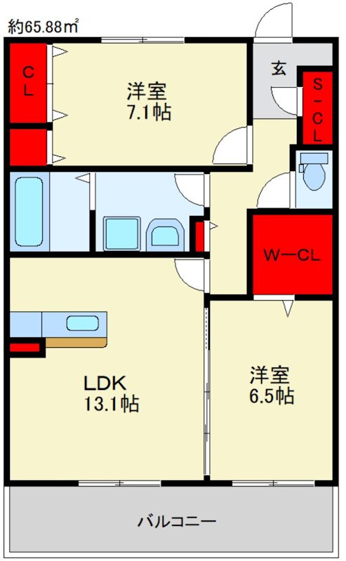 【グランソフィアの間取り】