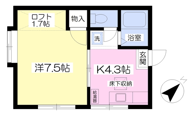 ラ・メゾン河原町の間取り