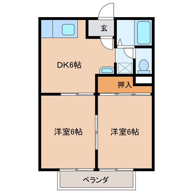 ハイツタウンボックス part2の間取り