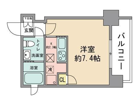 ビッグパレス南４条の間取り