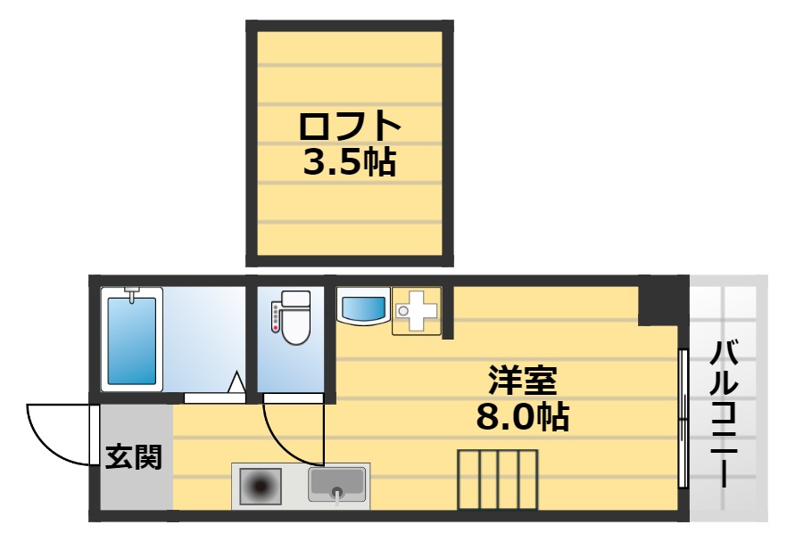 ビヨンド堺の間取り