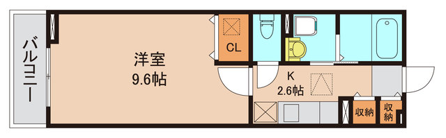 クレールの間取り