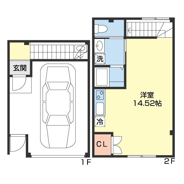 島橋ベースの間取り