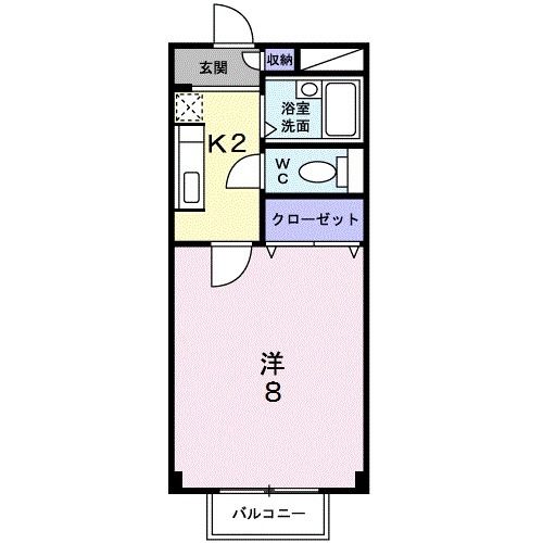 メゾンフルールＣの間取り