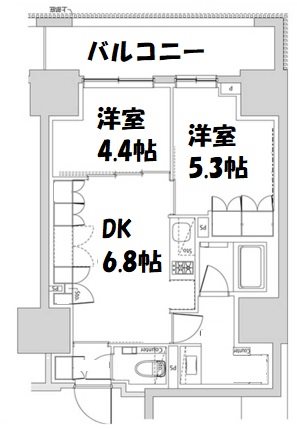 ザ・パークハビオ新中野の間取り