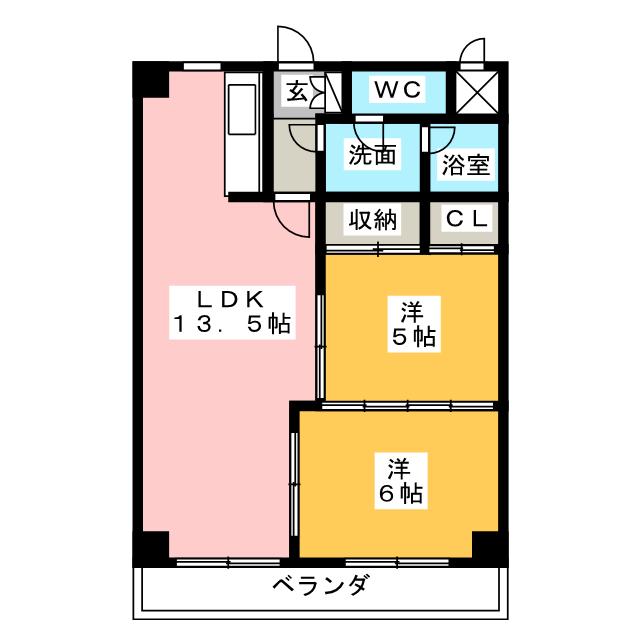 リヴァーサイド植田の間取り