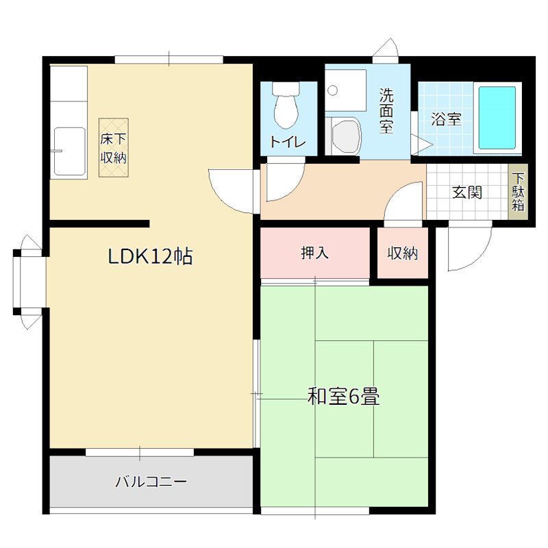 アド・ザックス本町3番館の間取り