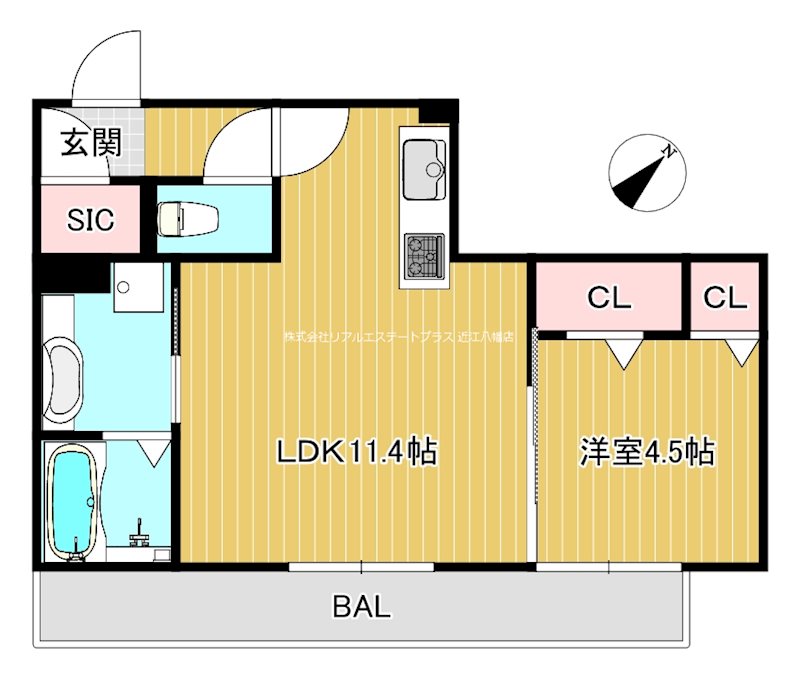 クレメント五箇荘の間取り