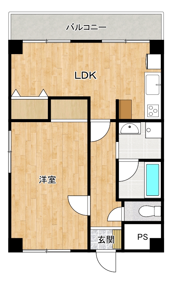 メゾンドヴィル京橋の間取り