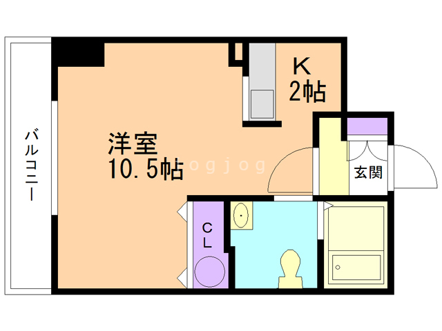 レジディア大通西の間取り