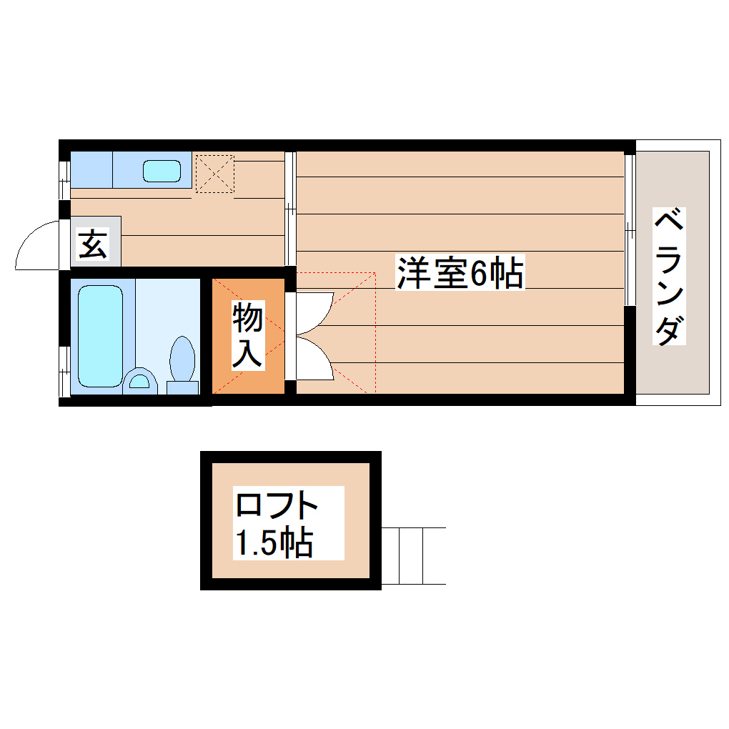 サニーコートの間取り