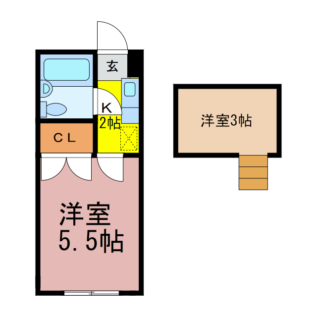 プラザドゥヴィーの間取り