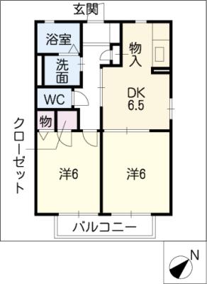 ボヌールの間取り