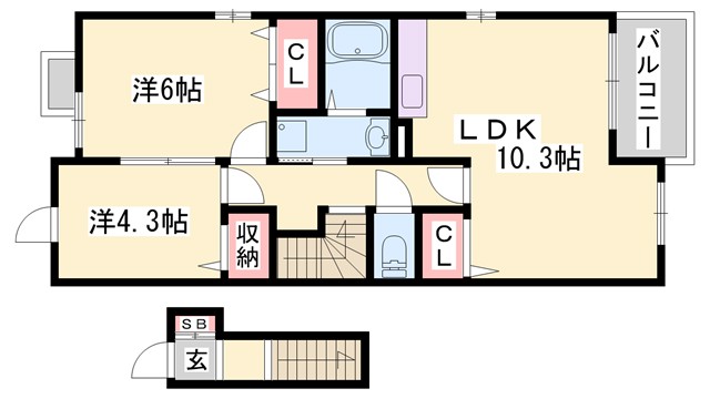 シトラスIIの間取り